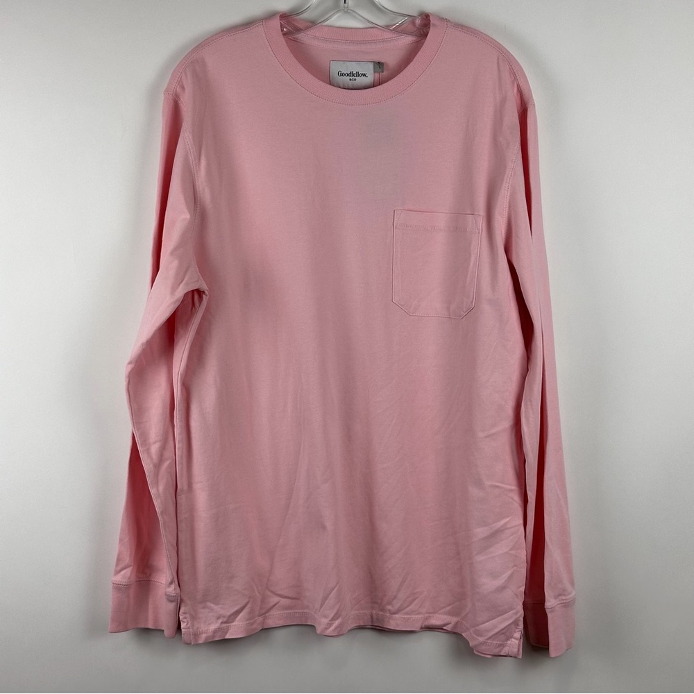 Goodfellow & Co Men's Vintage Long Sleeve Pocket T-Shirt